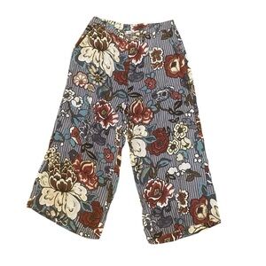 Masai Womens Size Small Floral Wide Leg Comfort Pants